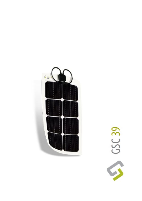 flexible photovoltaic panel: GSC 39