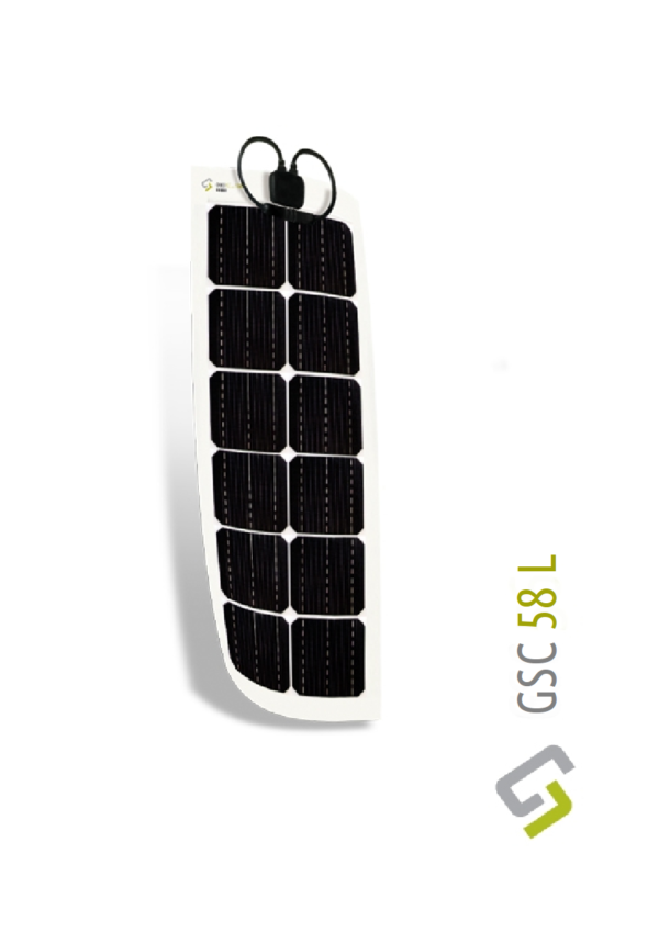 flexible solar panel: GSC 58L