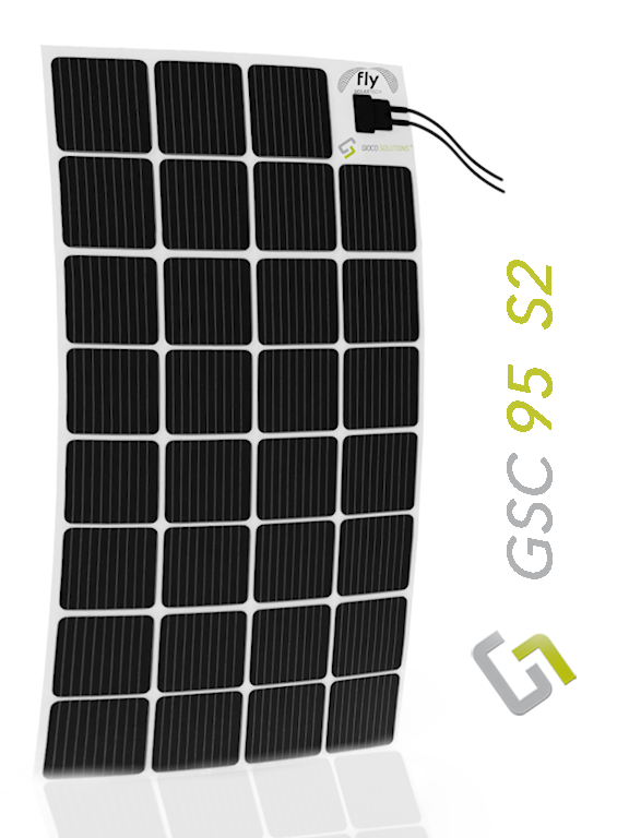 Mono flexible solar panel: GSC 95 S2
